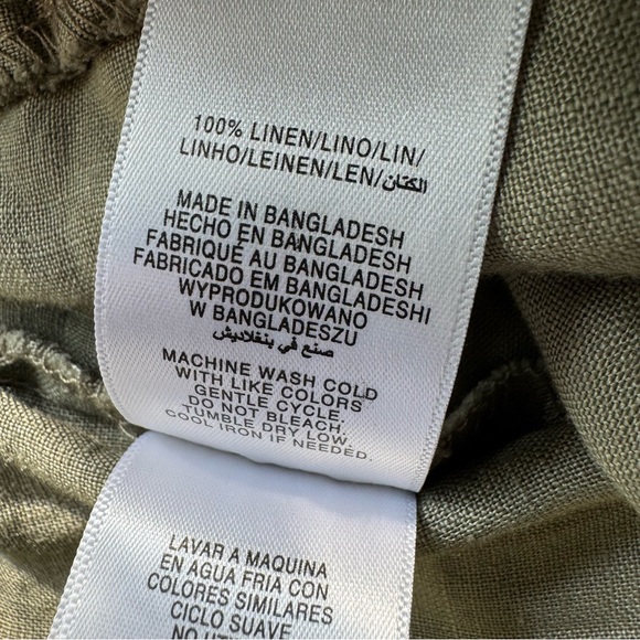 NWT Ellen Tracy Linen Pull On Pants - Picture 6 of 8